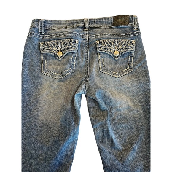 ZCO Jeans Zco Jeans Rhinestone Sequin Womens Size 3 Straight Great